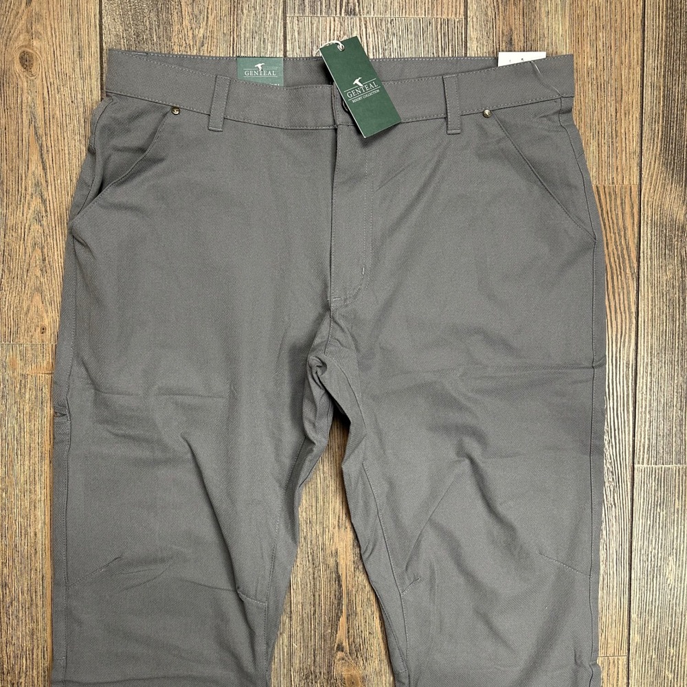 GenTeal Trailhead Pant Mens 34x30 Gray Classic Fit Wicking Trail Hiking NEW - Picture 4 of 11